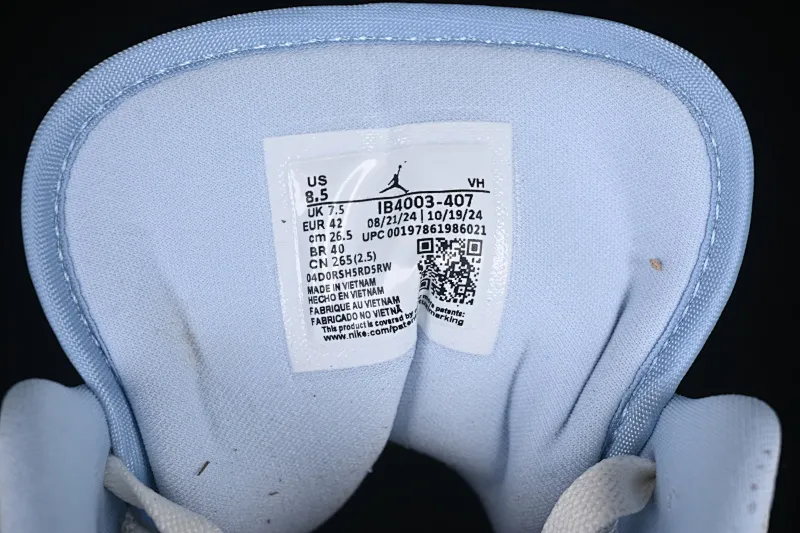 All categories Air Jordan Jordan series basketball shoes Air Jordan 1 Low Air Jordan 1 Low "Hydrogen Blue" gray blue low-top cultural and casual sneakers IB4003-407